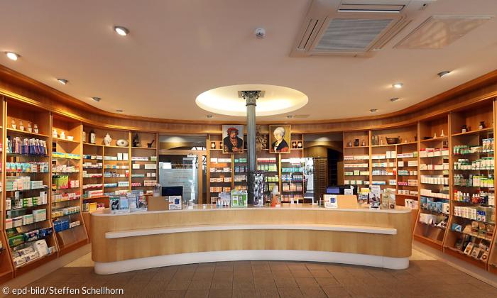 Eine Apotheke von innen