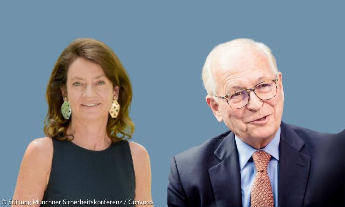 Corinne Michaela Flick und Wolfgang Ischinger 