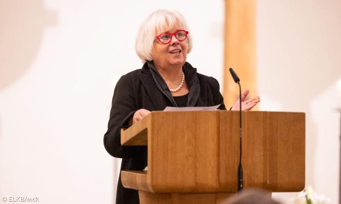 Synodalpräsidentin Preidel bei der Landessynode in Amberg
