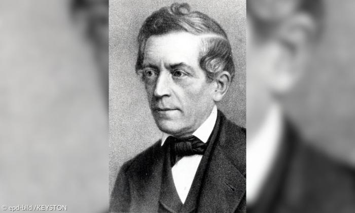 Ein Mann in schwarzweiß