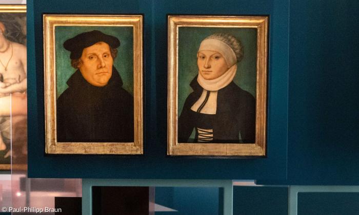 Martin Luther und Katharina von Bora gemalt von Lucas Cranach