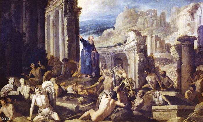 Hesekiels Visionen vom Totenfeld, Francisco Collantes