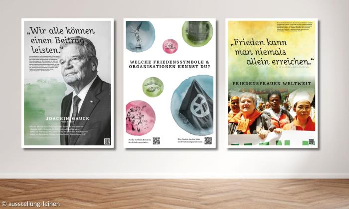 Ausstellung "Frieden schaffen" ausleihen
