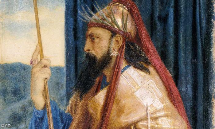 König Salomon, Gemälde von Simeon Solomon, 1874.