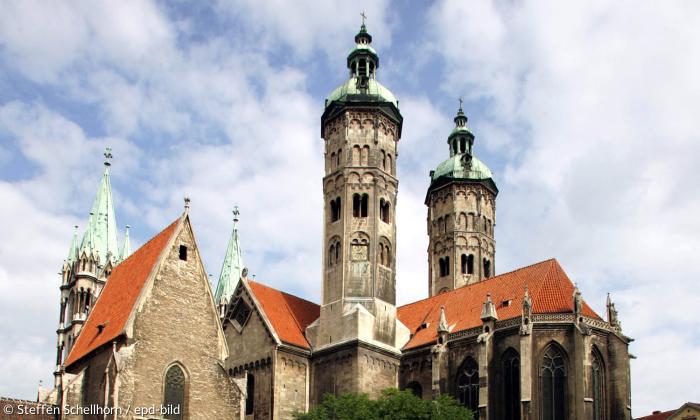 Utas Heimat, der Westchor des Naumburger Doms: das einzigartige Kulturdenkmal des europäischen Hochmittelalters ist seit 2018 UNESCO-Welterbestätte.