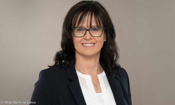 Porträtfoto von Birgit Barth, Kommunikationstrainerin und Business-Coach