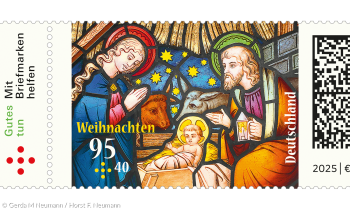 Eine Briefmarke