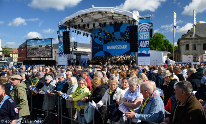 Abschlussgottesdienst Katholikentag im Freien