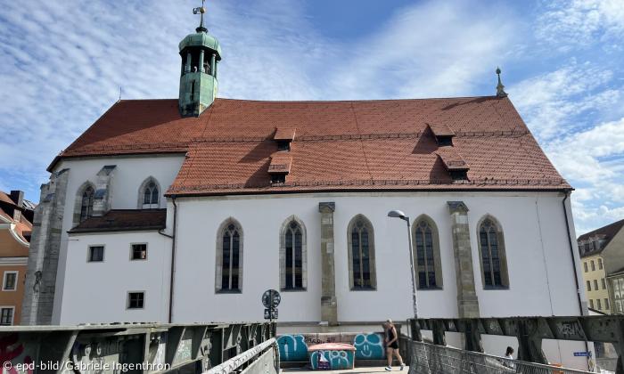 Eine Kirche von außen