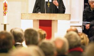 Olivier Dantine, evangelischer Superintendent von Salzburg und Tirol bei der Landessynode in Bad Reichenhall (November 2016).