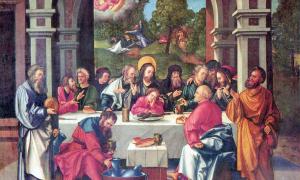 Hans Leonhard Schäufelein, Abendmahl, 1515, Ulmer Münster.