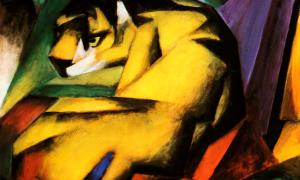 Franz Marc: Der Tiger, 1912.