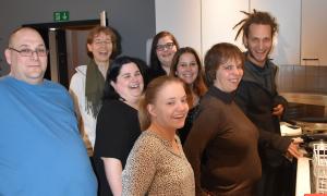 Das Bistro-Team in der Volkshochschule Bamberg.