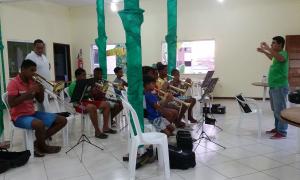 Blasmusik-Kapelle in Salvador