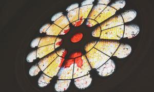 St. Lukas Evangelische Kirche München Rosette Fenster