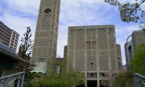 Friedenskirche in Hiroshima, Japan. 