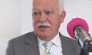 Peter Gauweiler Ende Mai 2017 beim Redaktionsgespräch im Sonntagsblatt.