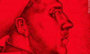 Plakatmotiv zur Ausstellung »Luther, Kolumbus und die Folgen« im Germanischen Nationalmuseum.