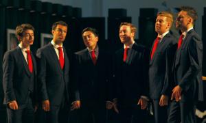 Das Vokal-Sextett King´s Singers beim Konzert am 27. Juni in Würzburg