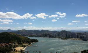 Blick auf Vitória in Brasilien