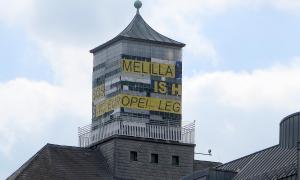 Turm der Karlskirche in Kassel zur documenta 14
