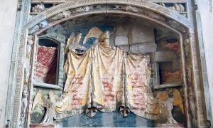 Die »Karg-Nische«, Überreste des einst prunkvollen Altars im Ulmer Münster.