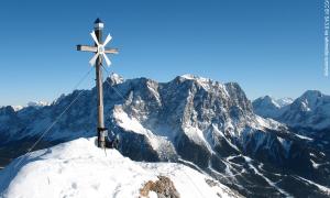 Gipfelkreuz auf dem Daniel.