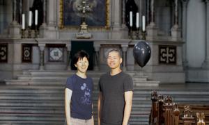 Kunstprojekt Pneuma in der Münchner Lukaskirche