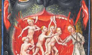 Miniatur im Stundenbuch der Katharina von Kleve, 1440. 