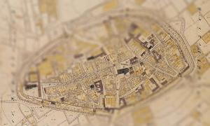 Stadt Amberg, Landkarte 1835