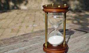 Sanduhr Zeit Vergänglichkeit