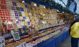 Stand auf dem Regensburger Christkindlmarkt.