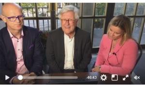 Heinrich Bedford-Strohm bei seinem zweiten Live-Chat im Oktober 2017