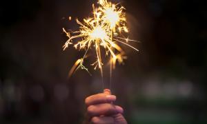Wunderkerze Silvester 2