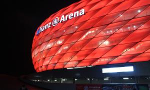 Die Allianz Arena ist das Fußballstadion des FC Bayern Münchens