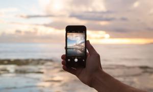 Smartphone Meer Himmel