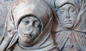 Detail aus Adam Krafts Beweinung Christi