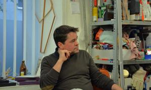 Martin Wöhrl im Atelier