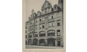Heiliger Onuphrius am Marienplatz 17, Jahr 1895, Aufnahme von Albert Jos