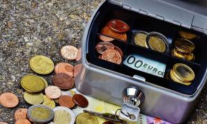 Euro Lebensstandard Kasse Geld Geldschein