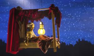Szene aus dem neuen Weihnachtsfilm der Augsburger Puppenkiste