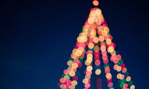 Weihnachtsbaum Christbaum Beleuchtung