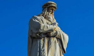Leonardo da Vinci Skulptur