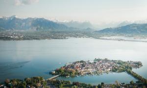Panoramansicht von Lindau