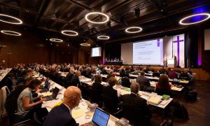 Inselhalle Lindau bei der Landessynode 2019