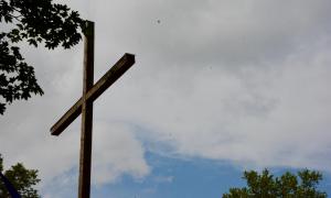 2019 Kirchentag Hesselberg Kreuz Himmel