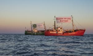 Sea Eye Mittelmeer Seenotrettung Flüchtlinge Boot