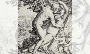 Carracci Agostino: Die Liebe im goldenen Zeitalter (Kupferstich 1589–1595)