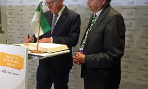 Bundespräsident Frank-Walter Steinmeier Lindaus Oberbürgermeister Gerhard Ecker Religions for Peace