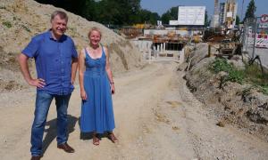 Jochen Mack und Karin Lange vom Verein "einsmehr"